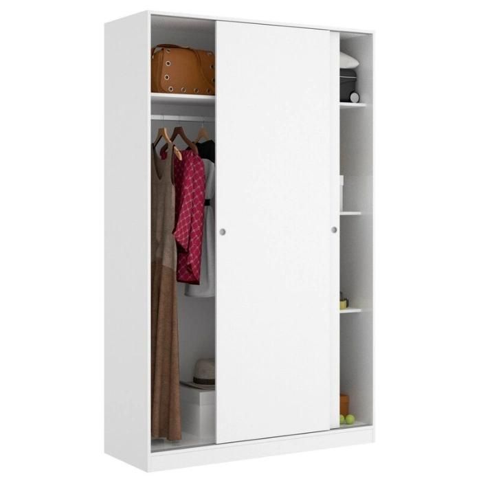 Wholesale Modern Home Bedroom Furniture MDF Closet Sliding Wardrobe (HF-WF071821)