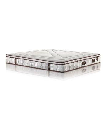 Pocket Spring Latex Foam Pillow Top Sleepwell Massage Bedroom Hotel Mattress