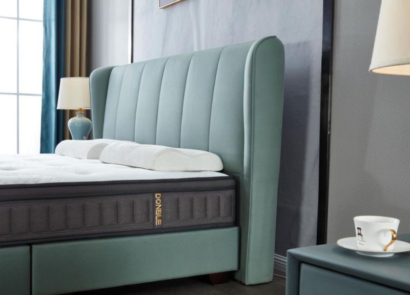 Pillow Top Pocket Spring Hybrid Mattress 100% Natural Latex Double Mattress Queen King Full Size Mattress