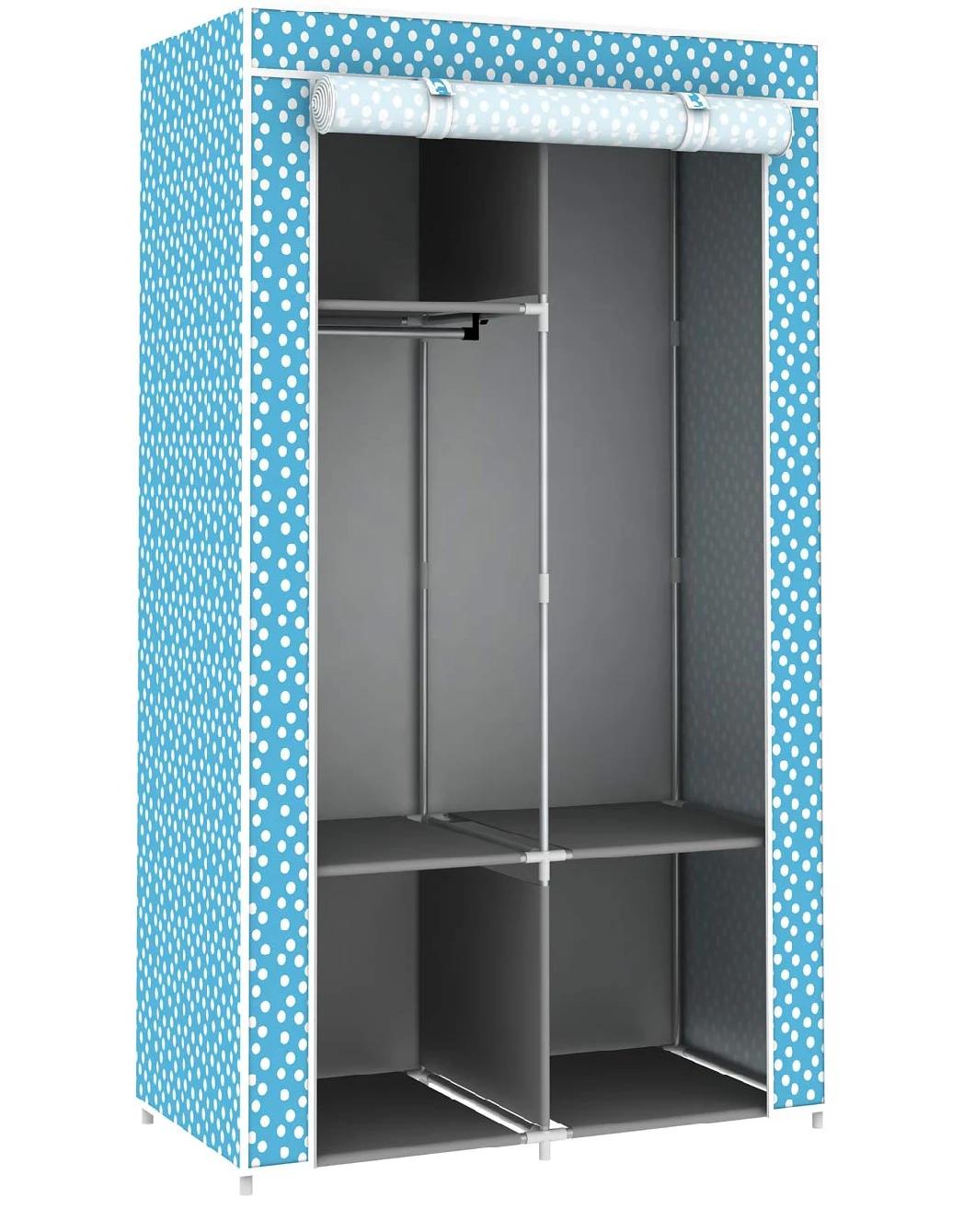Portable Student Non-Woven Fabric Wardrobe for Storage Clothes Quilt Shoes,