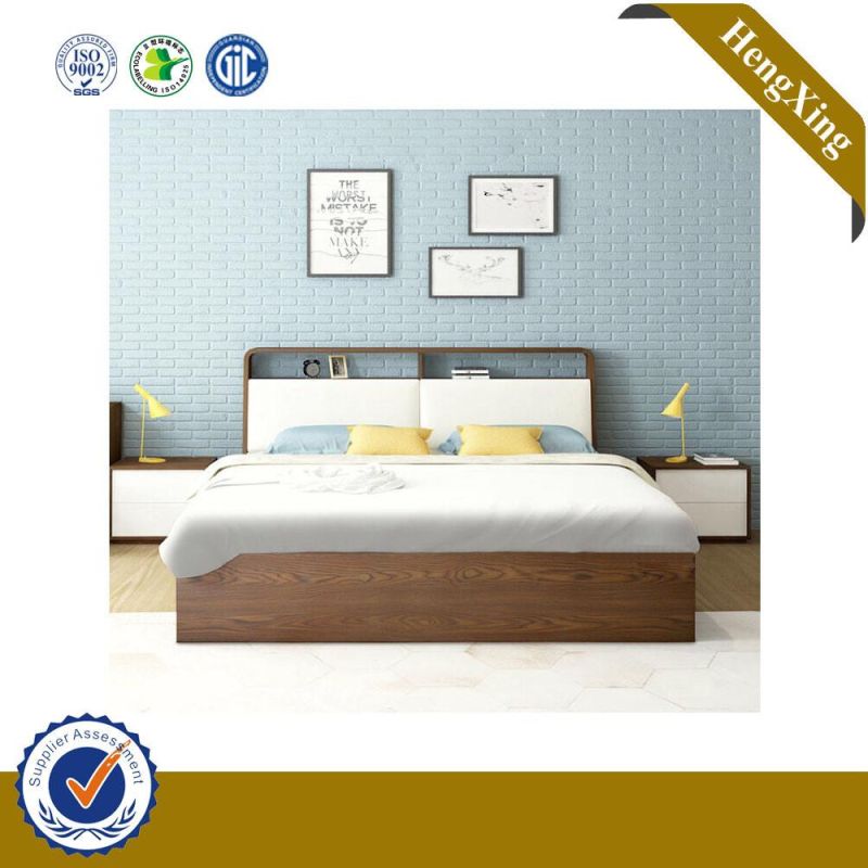 Cheap Price Home Hotel Furniture Queen Bed MFC Wooden Bedroom Set