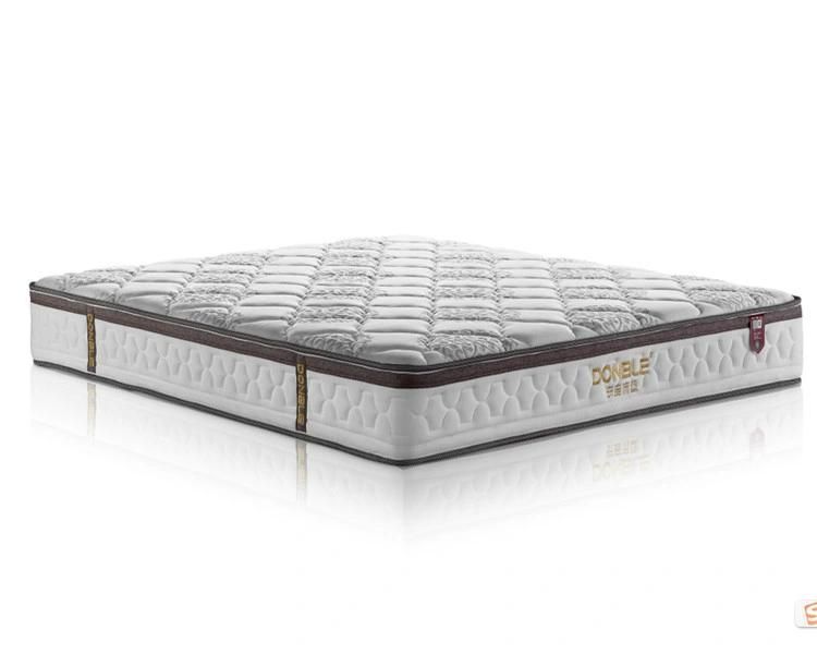 Wholesale Price China Manufacturing Euro Pillow Top Bedroom Furniture Hotel Bed Pocket Coil Spring Mattress