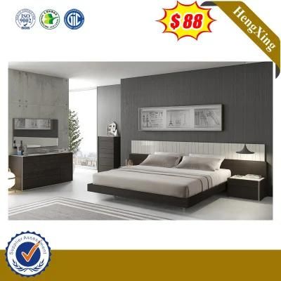 Modern Design Wooden Home Bedroom Furniture Set Queen King Adult Bed