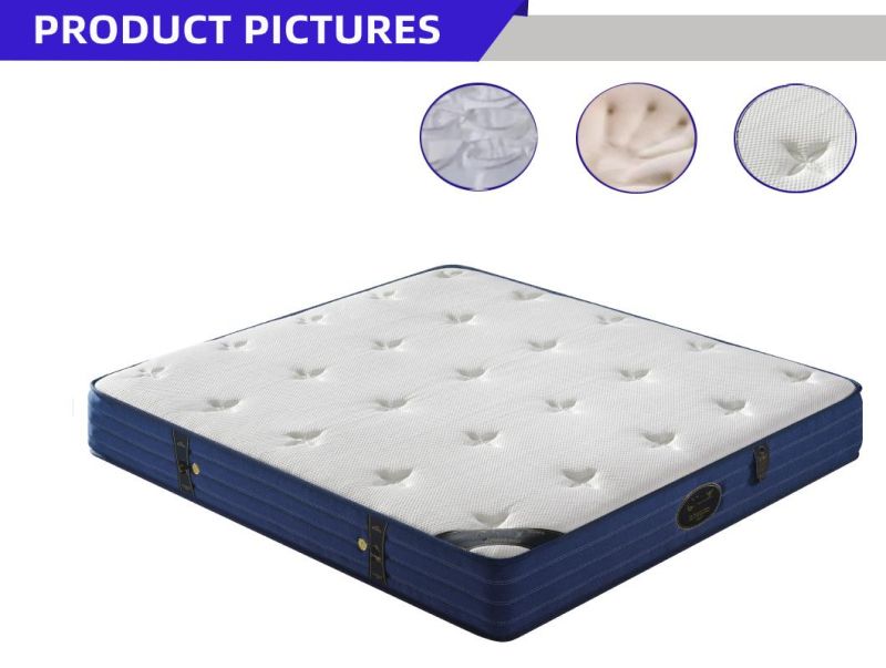 High Quality Bed Mattress Memory Foam 5 Zone Pocket Spring Mattress in a Box