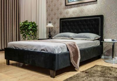 Huayang 10% off Home Furniture Supplier High Quality Wholesale Price Hotel Bedroom Furniture Modern Design Villa Fabric King Size Bed Fabric Bed