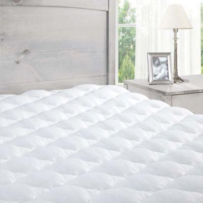 Premium Quality Mattress Pad with Fitted Skirt - Extra Plush Topper Found in Marriott Hotels - Queen Size