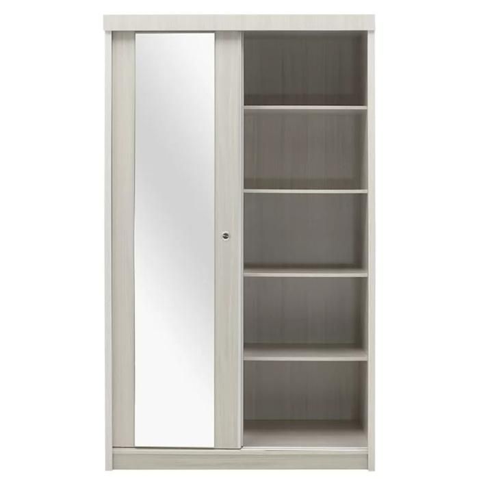 Wholesale Clothes Storage Closet Cabinet Free Stand Bedroom Wardrobe with Sliding Door