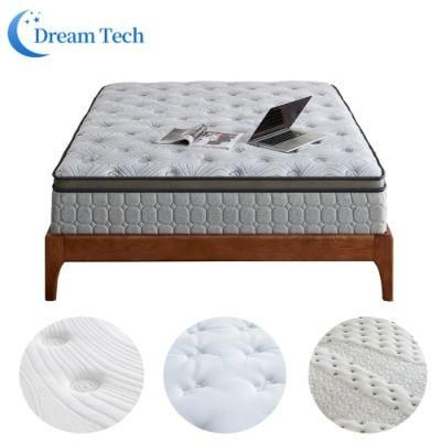 Longer Lasting Use Fine Memory Foam Steel Spring Wire Mattress