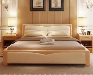 White Ash Wood Bed, Solid Wood Bed, Bedroom Furniture, Double Bed, King Bed, Modern Bed, 2016 Newest Bed