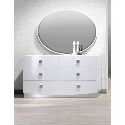 Nova Modern Nordic Style Oval Dresser Make up Table with Mirror