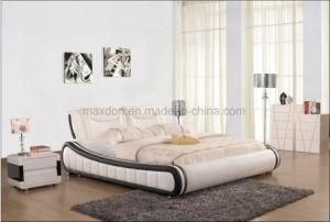 Hotel Furniture Leather Bed Soft Bed Hotel Leather Bed