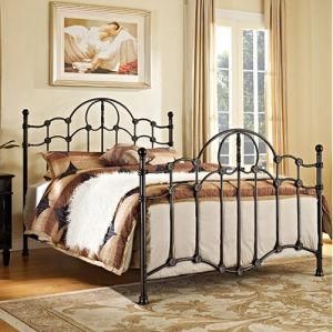 China Manufacturer Design Antique Iron Bed Frame