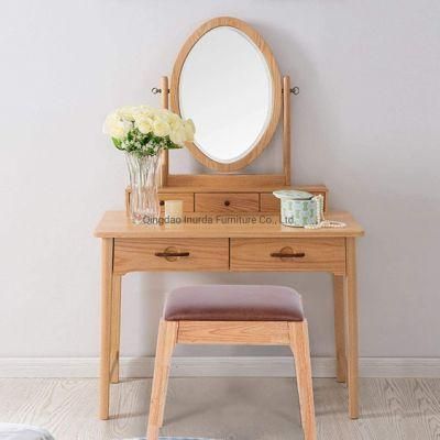 Modern Bedroom Furniture Contracted Solid Wood Makeup Stool