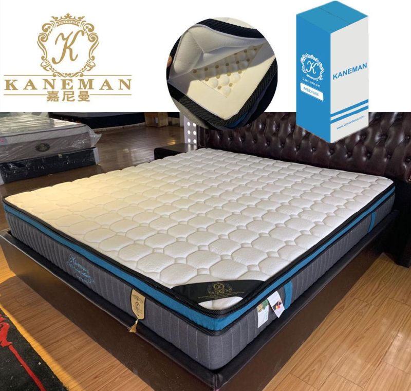 Latex Mattress 12inch Bed Furniture Pocket Spring Mattress in a Box