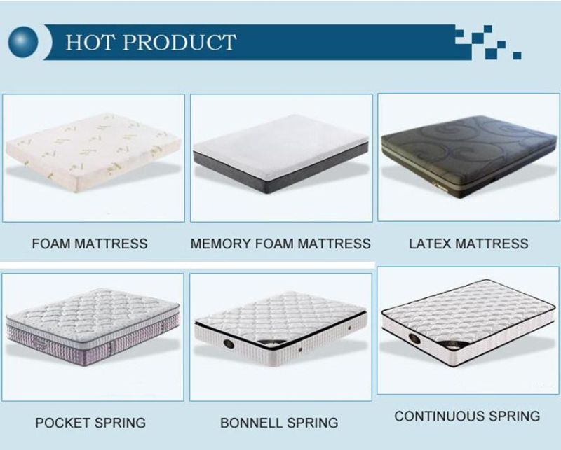 Cheap Pillow Top Mattress Coil Spring Mattress Wholesale in a Box