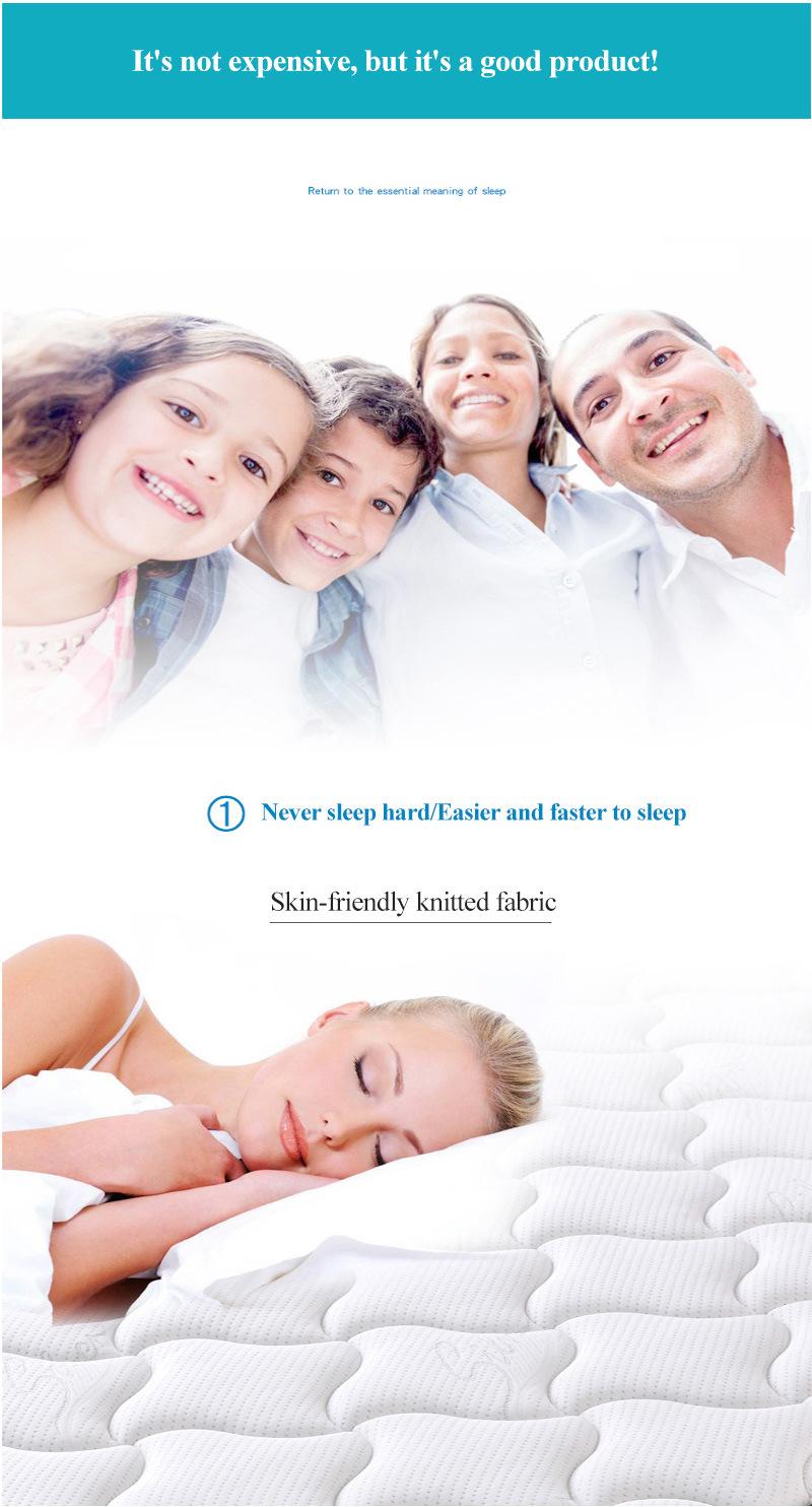 Hot Sale Luxury Bedroom Soft Single Bed Memory Foam Mattress