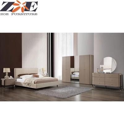 2020 Latest MDF High Gloss Painting Home Furniture Bedroom Set