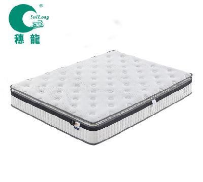 Bedroom Furniture Pillow Top Pocket Spring Rolled Mattress