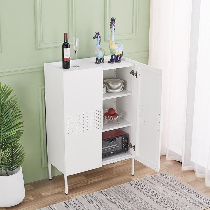 Wholesale 2 Swing Door Wardrobe Cupboard Metal Filing Storage Cabinets
