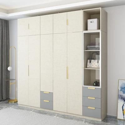 Modern Design Simple Bedroom Wardrobe with Drawers