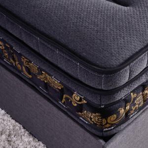 Bedroom Furniture Online Shopping Roll Packing Queen Size Bed Mattresses Latex Foam Pocket Coil Spring Bed in a Box Mattress