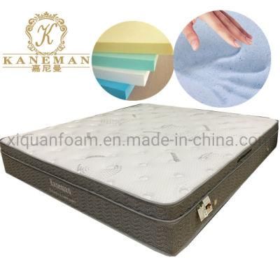 Pocket Spring Euro Top Mattress New Memory Foam Mattress 12inch Mattress