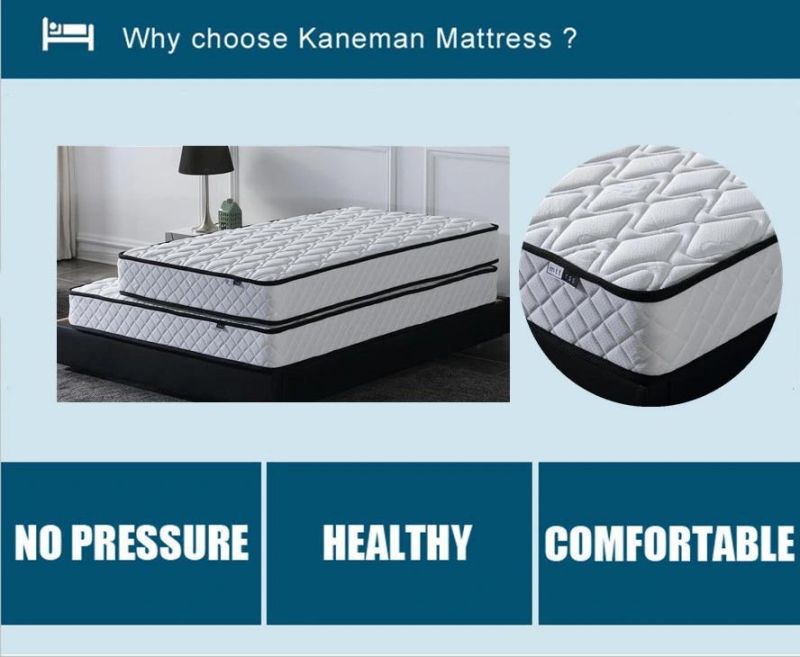 8inch Spring Mattress Hotel Spring Mattress Compressed Bedroom Mattress