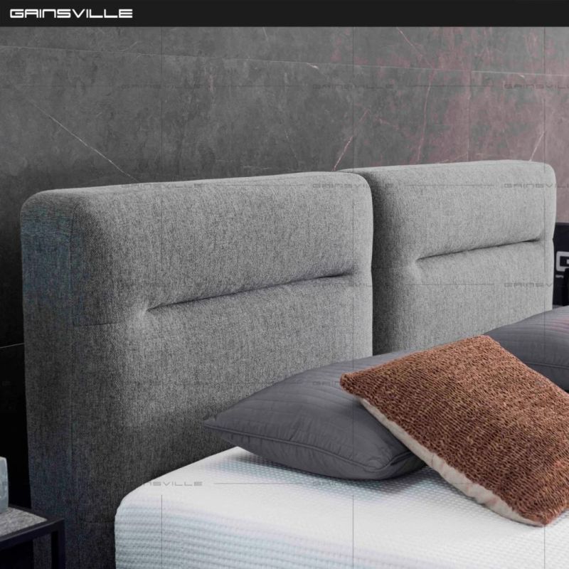 Hot Selling Fabric Bed Sofa Bed Wall Bed King Bed Double Bed Modern Bedroom Furniture Hotel Bed