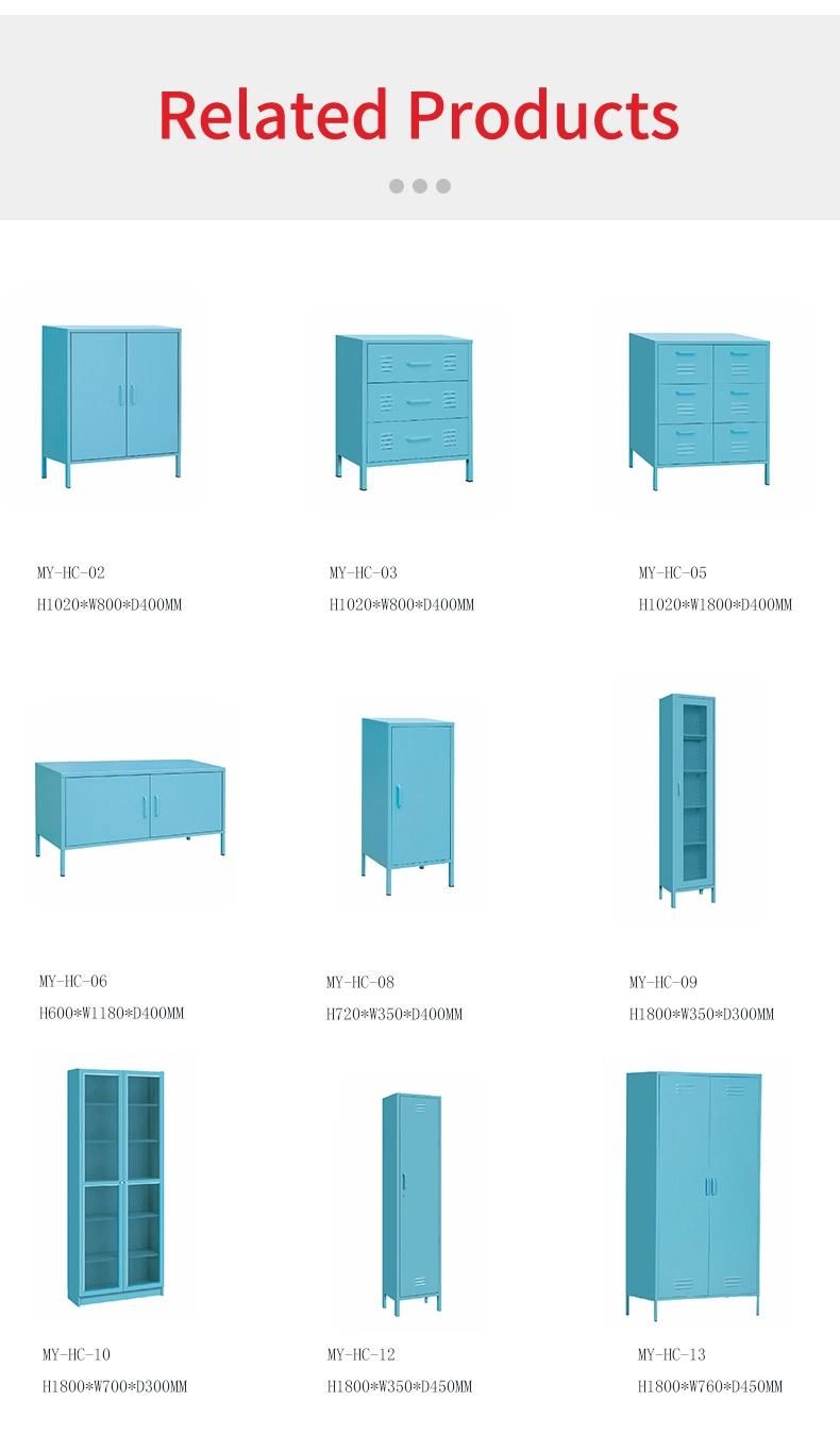 Metal Chest of Drawers Furniture Steel 4 Drawer Storage Chest Cabinet for Bedroom