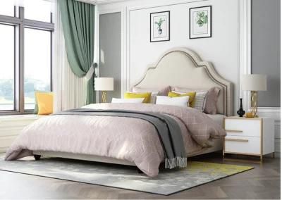China Wholesale New Design Leather King Size Double Bedroom Bed