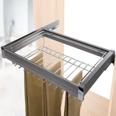 (Hz903C) Aluminum and Iron Trousers Basket for Wardrobe