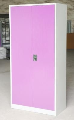 Fas-005 Wholesale Wardrobe Double Door Metal Locker Steel Clothes Almirah Design Cabinet