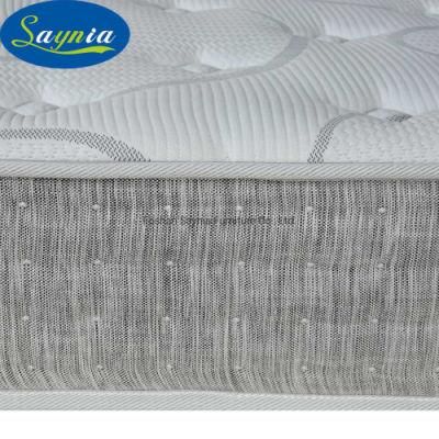 Breathable Gel Infused Bonnel Spring Mattress for Double Bed in Hotel