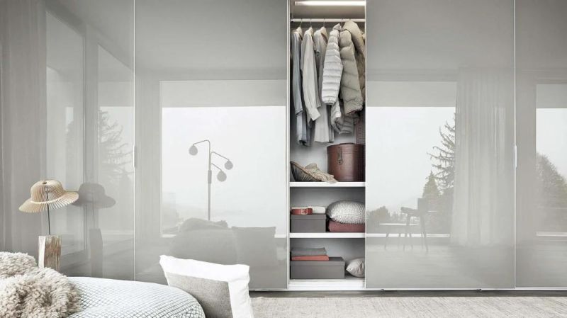 China Wholesale Modern Mirror European Custom Sliding Door Wardrobe Closet