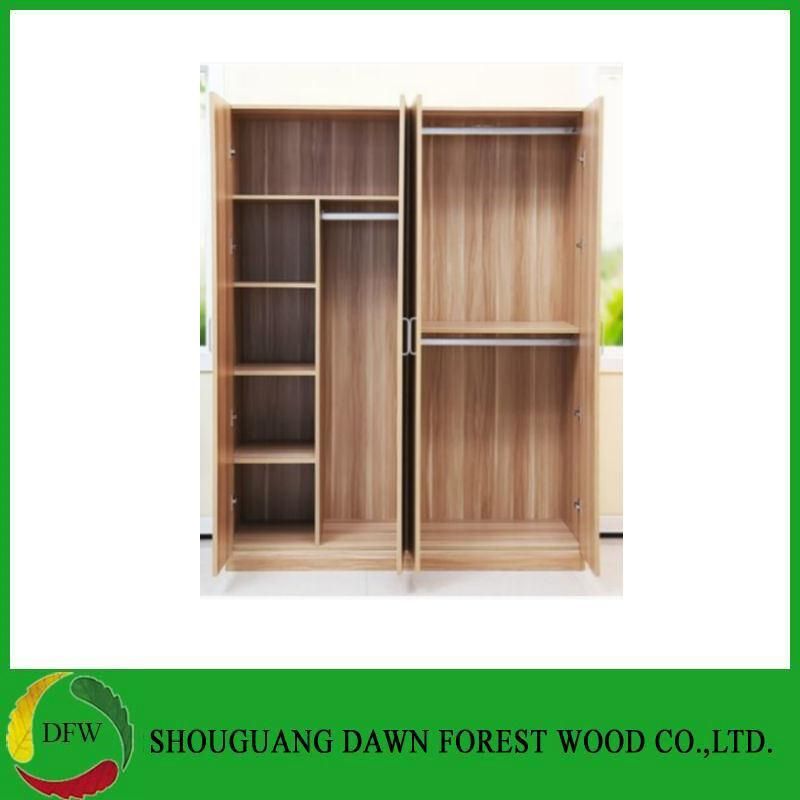 Two Doors with Four Layers Wardrobe Furniture in Bedroom Furniture