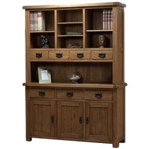Solid Oak Large Dresser, Large Dresser with Drawers and Doors