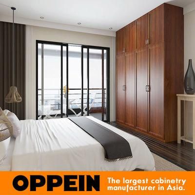 Oppein Wood Grain Melamine Hinged Wardrobe (YG16-M13)