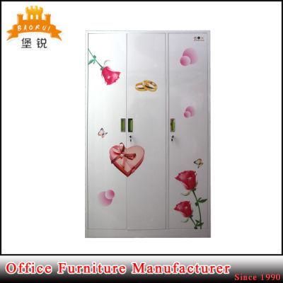 India Style Steel Bedroom Wardrobe