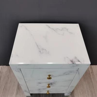 Excellent Workmanship HS Glass Modern Elegant Dresser and Nightstand Set