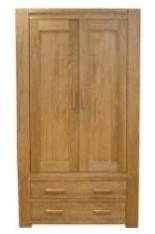 High Quality Nature Solid Wood Wardrobe/ Wooden Wardrobe
