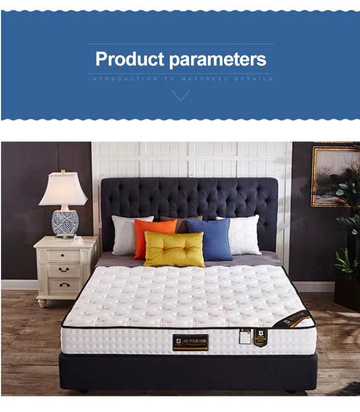 Luxury Innerspring Hybrid Marriott Hotels Double Bed Mattress for Bedroom