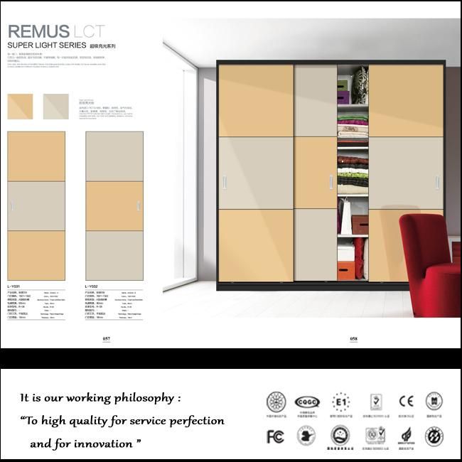 White Melamine Walk in Wardrobe Design