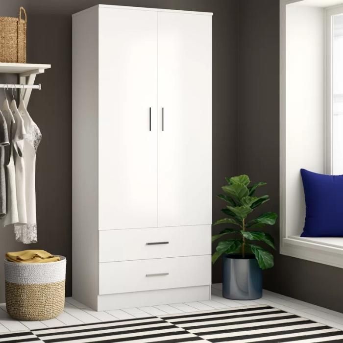 Wholesale House Bedroom Furniture Melamine MDF Wardrobe Design