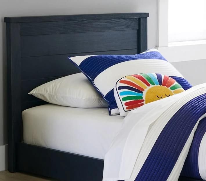 Navy Blue Platform Bed