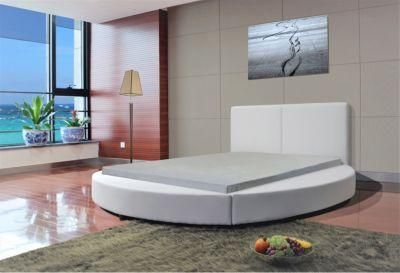 Huayang Fabric Bed PU Bed Furniture Double Bed Velvet Wall Bed PU Bed