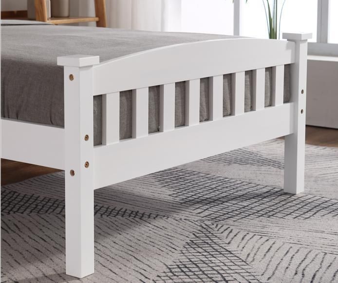 Home Furniture Single Wooden Bed Solid Wood Bed Children Bed