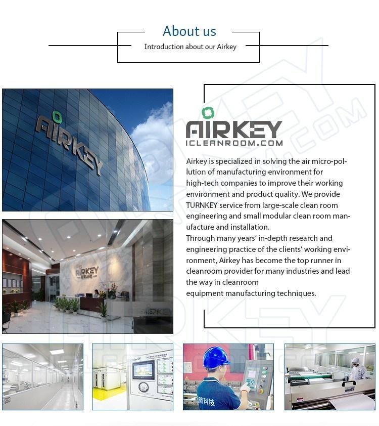 Airkey Stainless Steel Dust-Free Clean Wardrobe Laminar Flow Clothes Cabinet