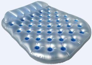 Blue PVC Inflatable Double Size Mattress 02