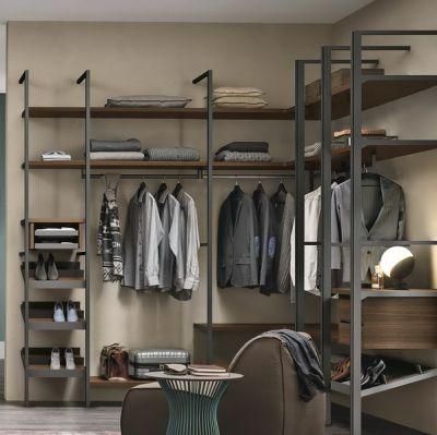High Quality Wood Grain Cloakroom Organized Closet