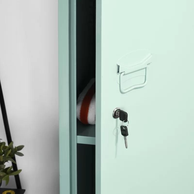Cheap Metal Storage Clothing Locker Single Door Multi-Layer Storage Cabinet